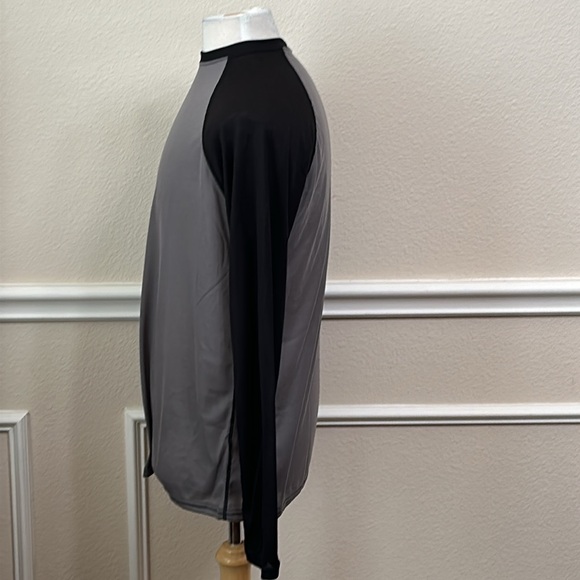 Polarmax 1.0 LIGHTWEIGHT BASEBALL SHIRT - Charcoal/Blk - Picture 3 of 8